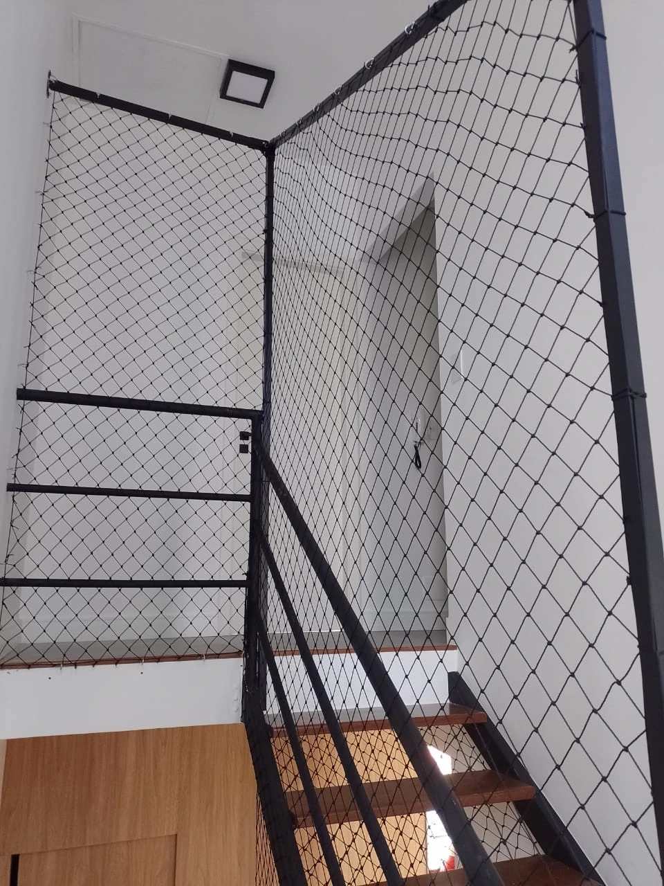 Tela de proteção para escada no Morumbi