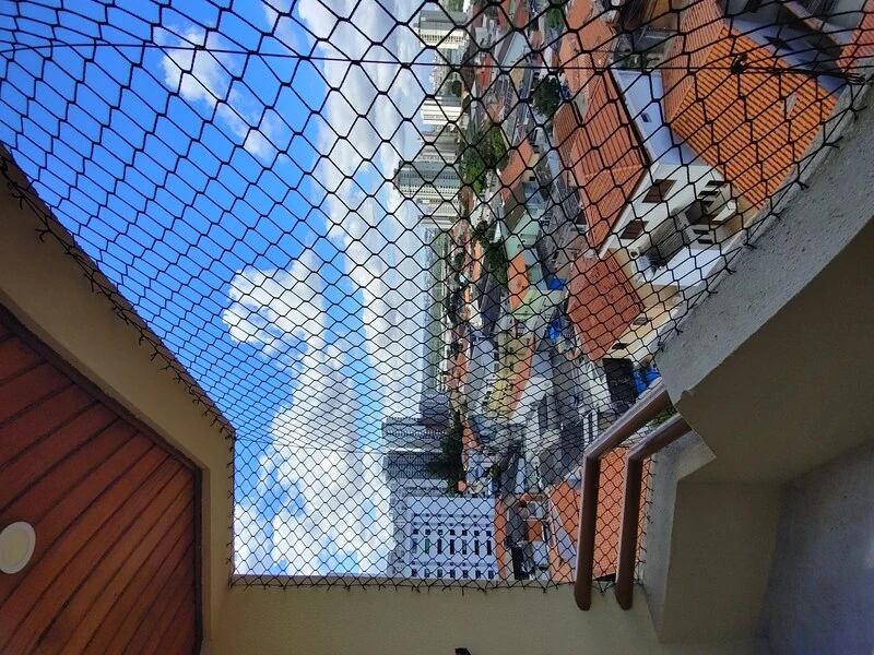 Tela de proteção para varanda