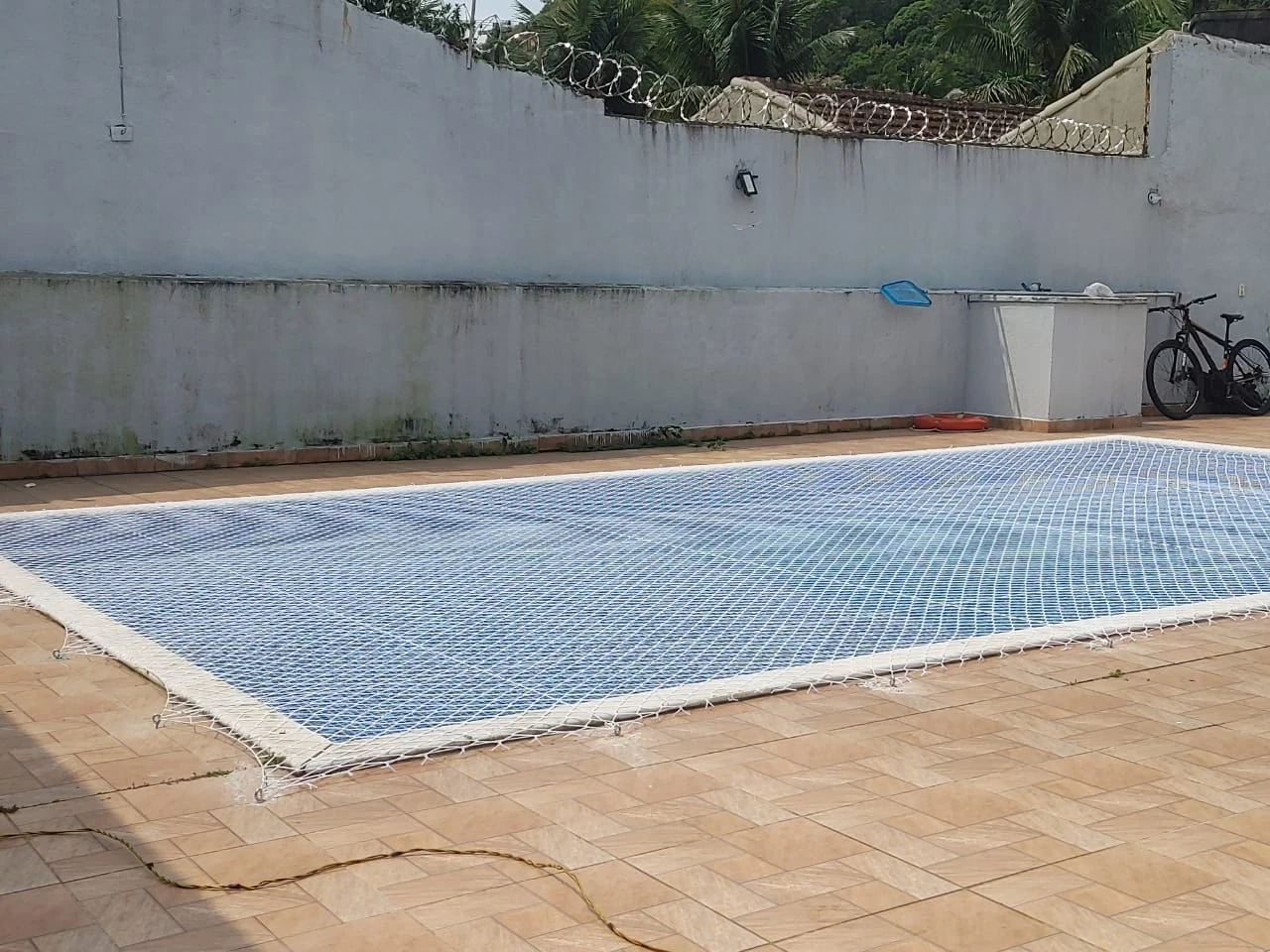 Tela removível para piscina