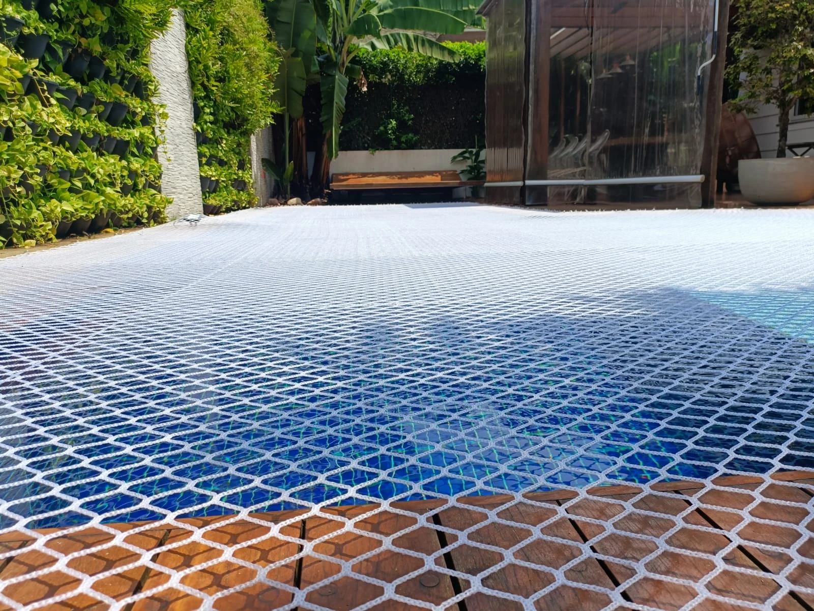 Telas para piscinas